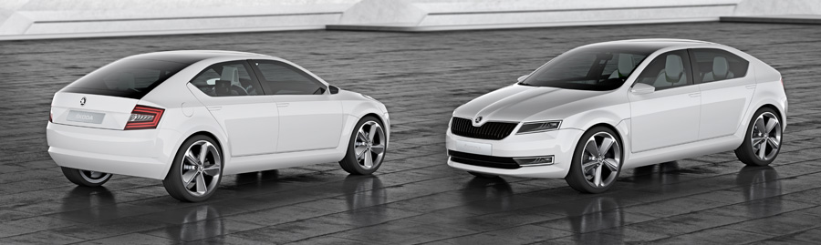 Škoda představila studii a nový design značky