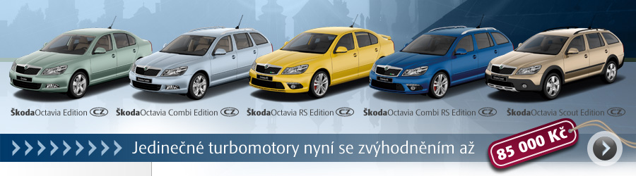 Akční nabídka modelové řady Octavia Edition CZ