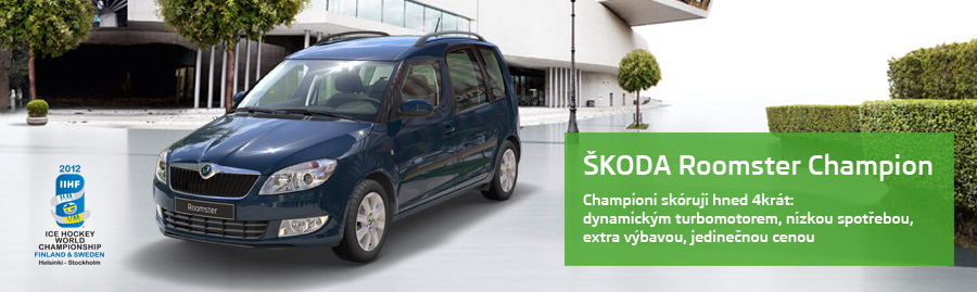 ŠKODA Roomster Champion skóruje hned 4krát