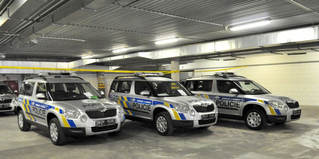 Škoda předala Policii ČR 14 vozů Škoda Yeti v policejní úpravě.